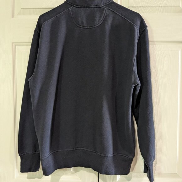 Izod Men's Quarter Zip Sweatshirt, Size Medium, Blue, Embroidered - Picture 6 of 13